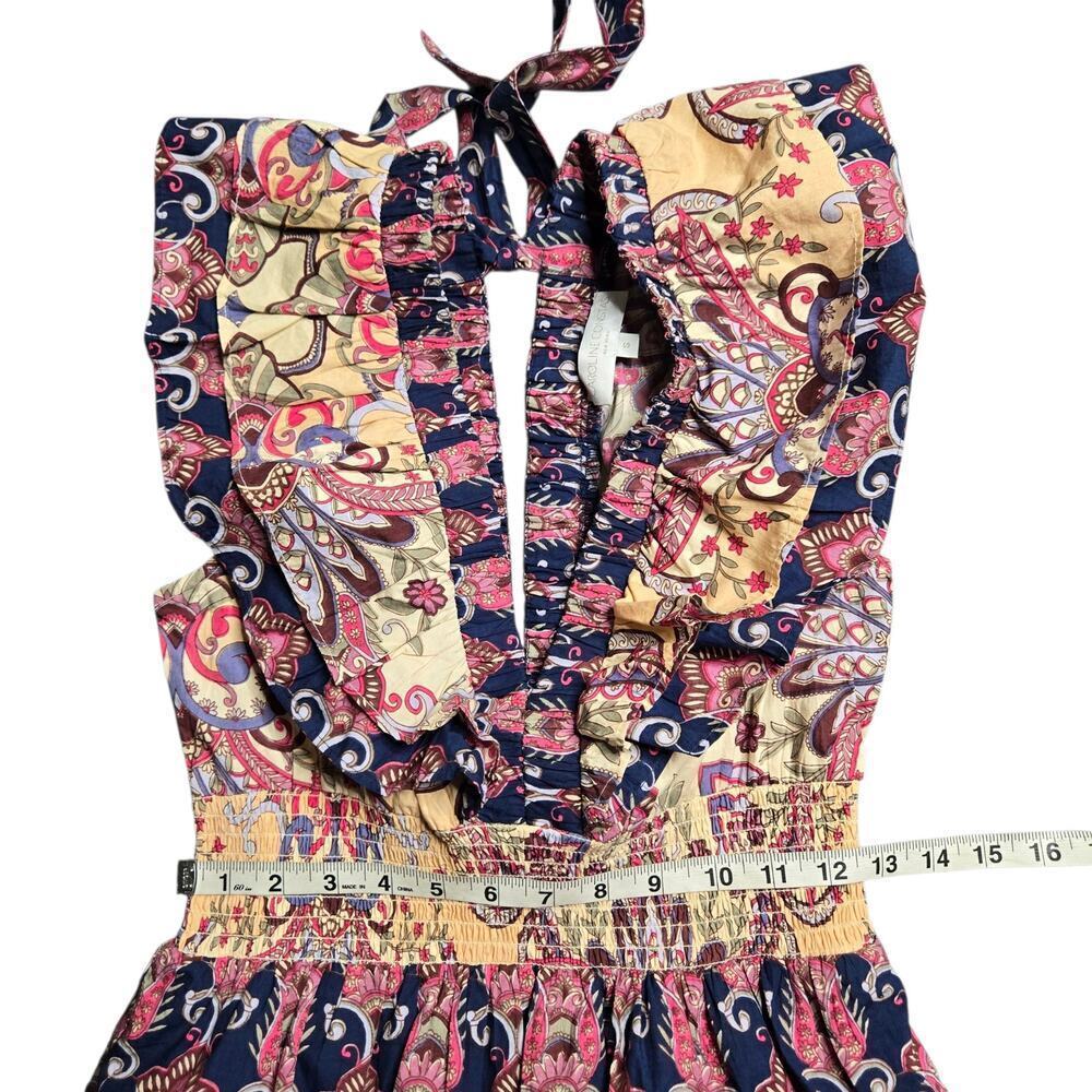 Caroline Constas Tiered Ruffle Shoulder Mini Dress Size: S - Picture 5 of 7